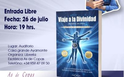Presentación del libro «Viaje a la Divinidad» en Ayamonte – Julio